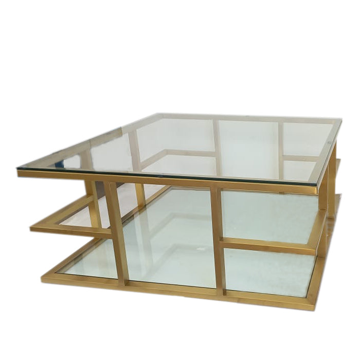 MESA CENTRO BEN DORADA - Time of Interiors