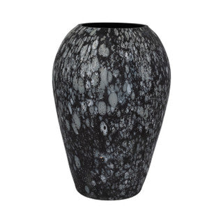 Jarrón Galdamés en vidrio gris