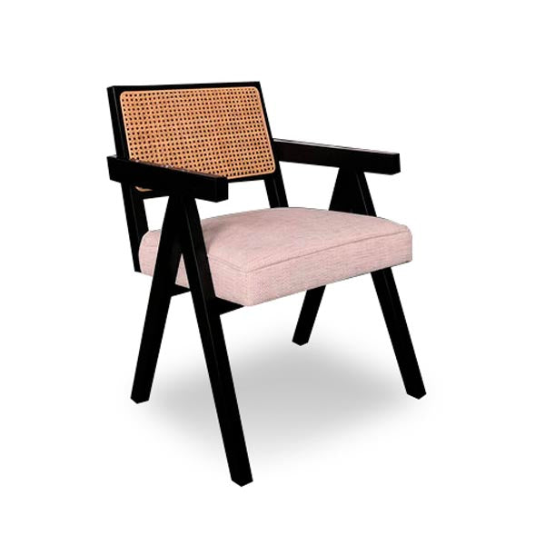 SITIAL LANA NEGRO TELA NATURAL