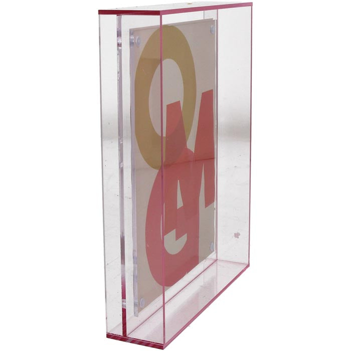 Portarretratos Acrílico Rosa