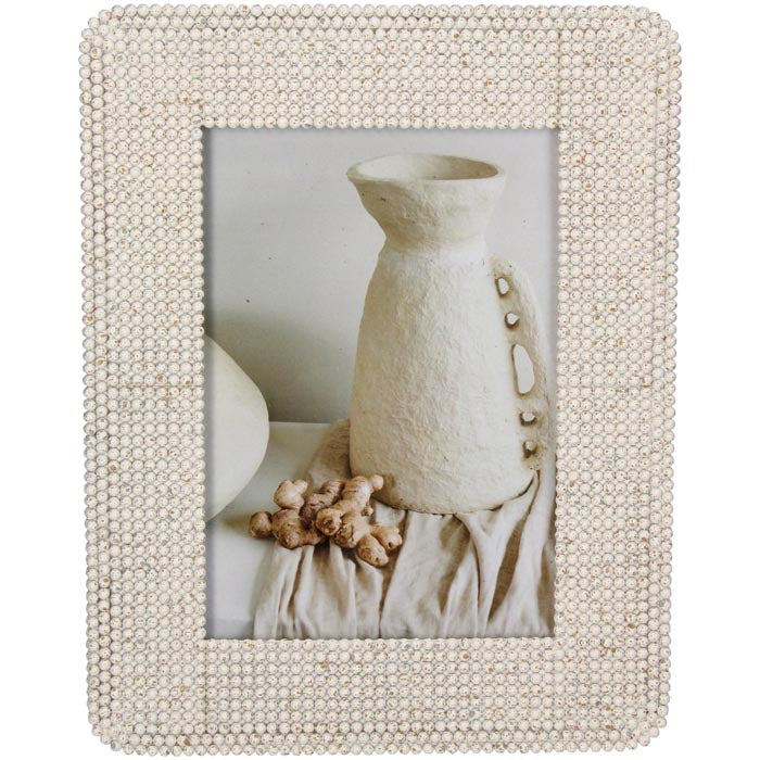 Portarretratos Resina Blanco