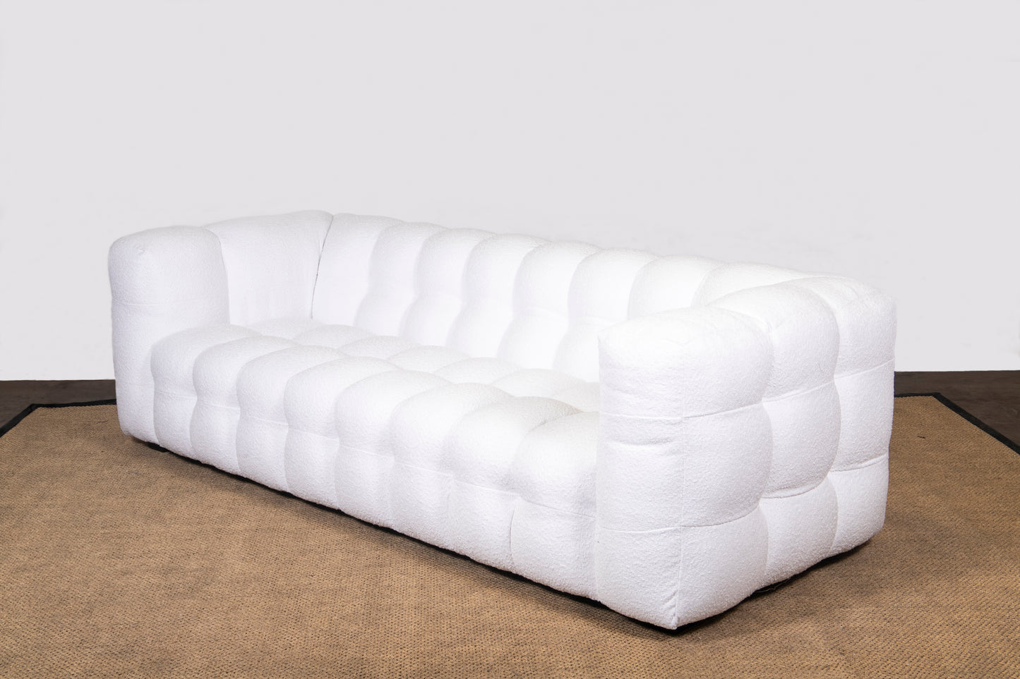 Sofá Seattle Boucle Blanco de Exhibición