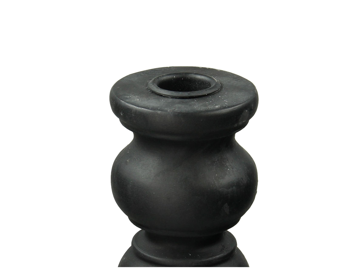 Porta Velas Resina Negro II - Time of Interiors