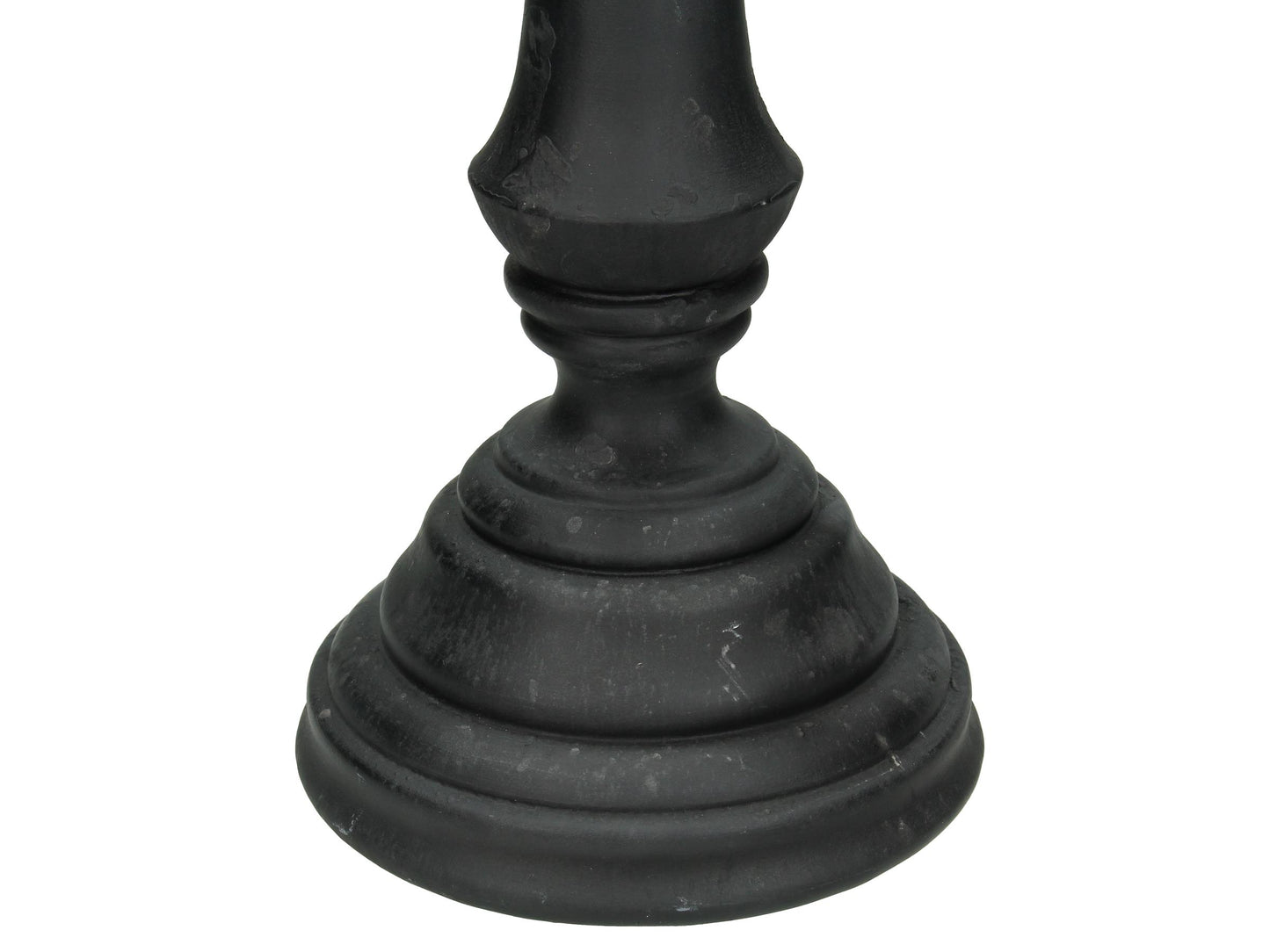 Porta Velas Resina Negro II - Time of Interiors