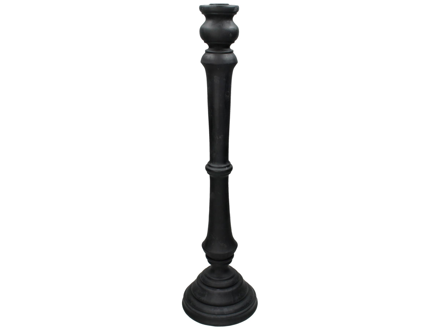 Porta Velas Resina Negro II - Time of Interiors
