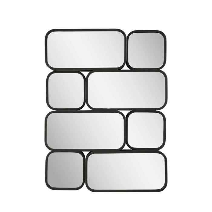 CANUTE MIRROR BLACK - Time of Interiors