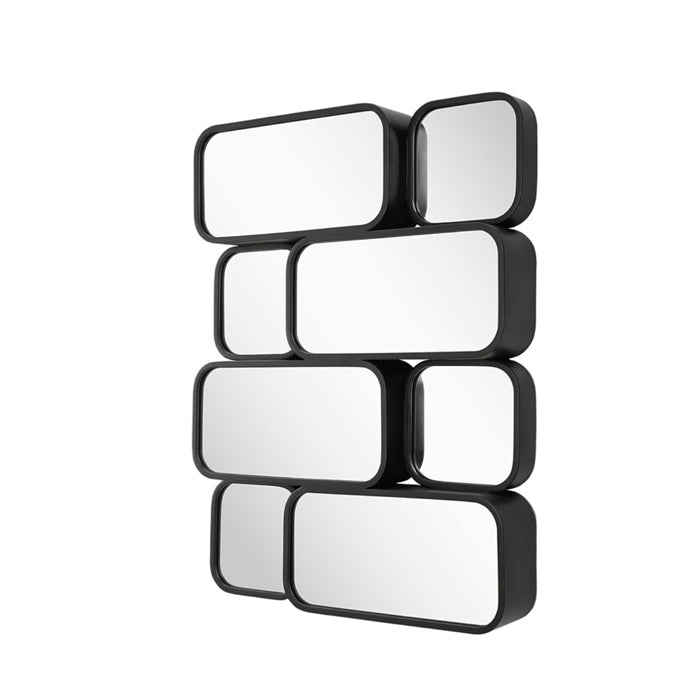 CANUTE MIRROR BLACK - Time of Interiors