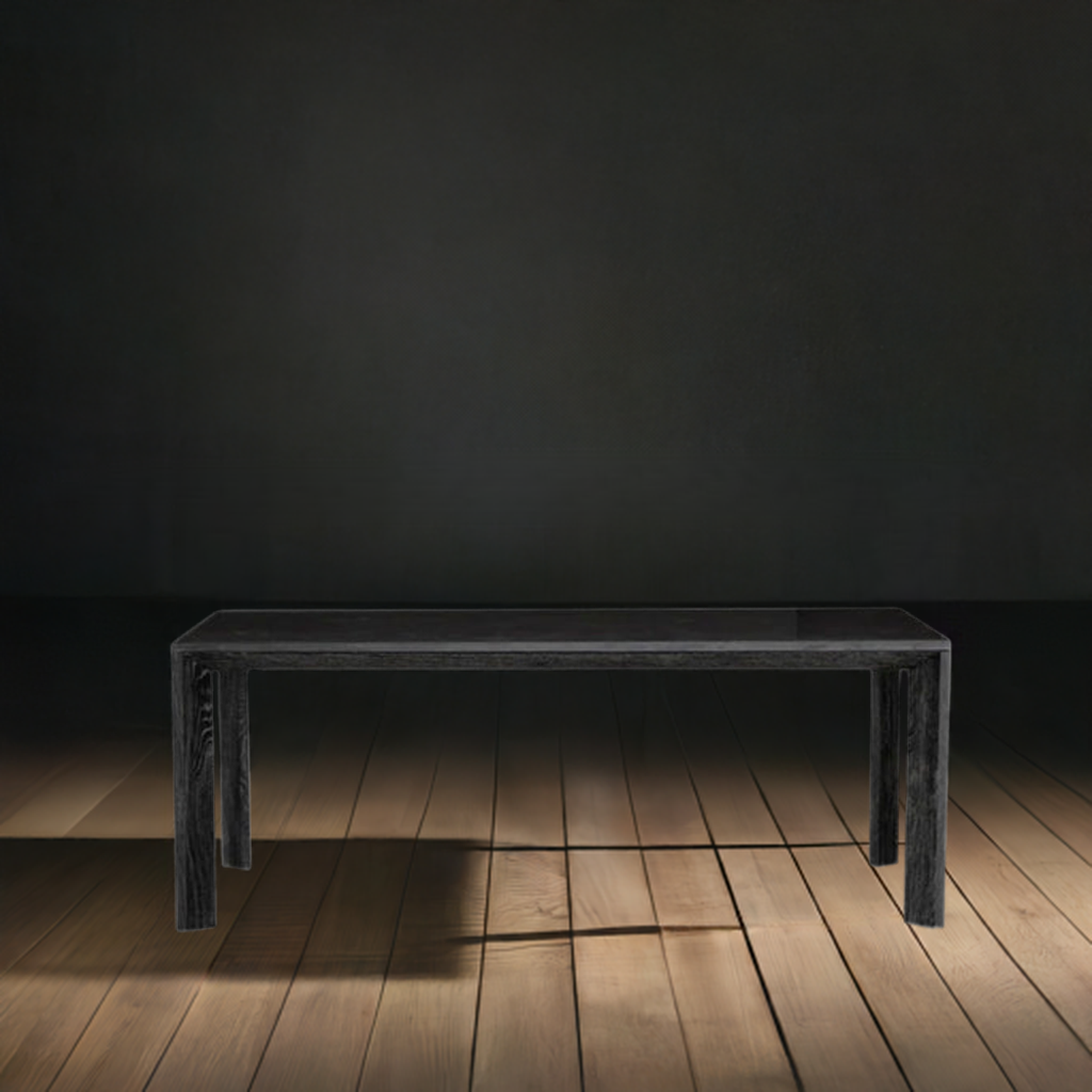 Mesa de Comedor Negra Rectangular Kansas