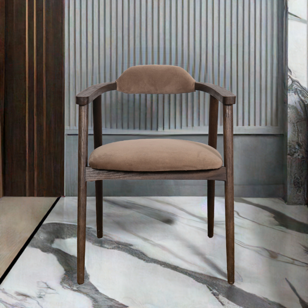 Silla de Comedor Aurora Velvio Beige
