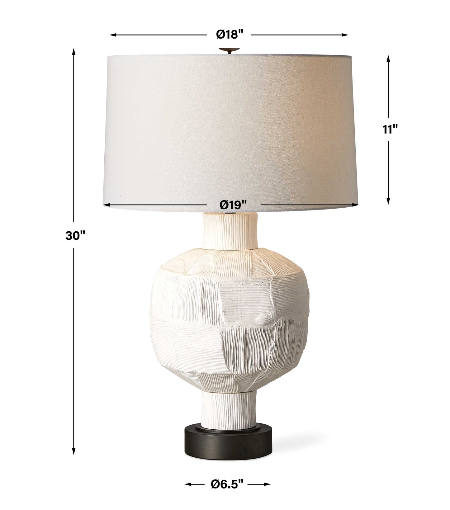 LAMPARA DE MESA GLASGOW - Time of Interiors