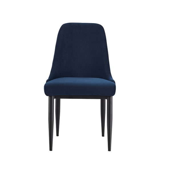 Silla de Comedor Azul Velvet - Time of Interiors