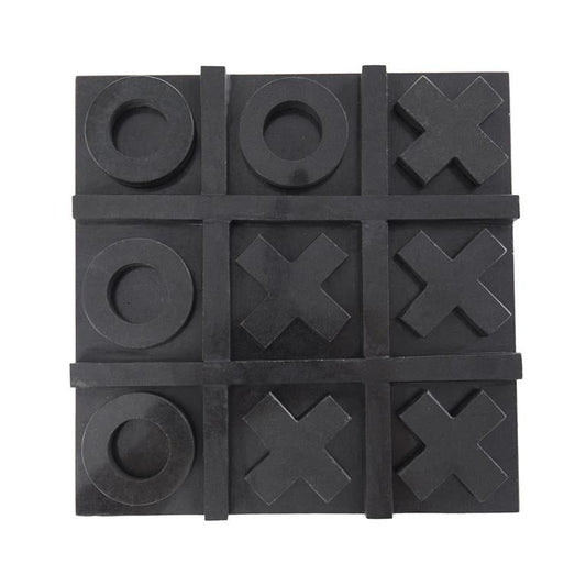 TIC TAC TOE MARMOL NEGRO