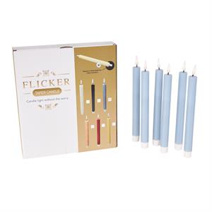 Velas Cónicas LED con Control Remoto S/6