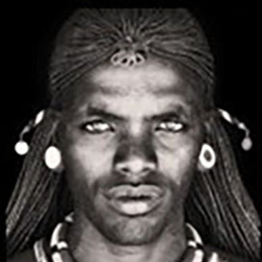 GOBELINO SAMBURU WARRIOR KENYA 1.40 x 2.10 cm. SEPIA
