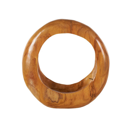 Escultura Circular Teca