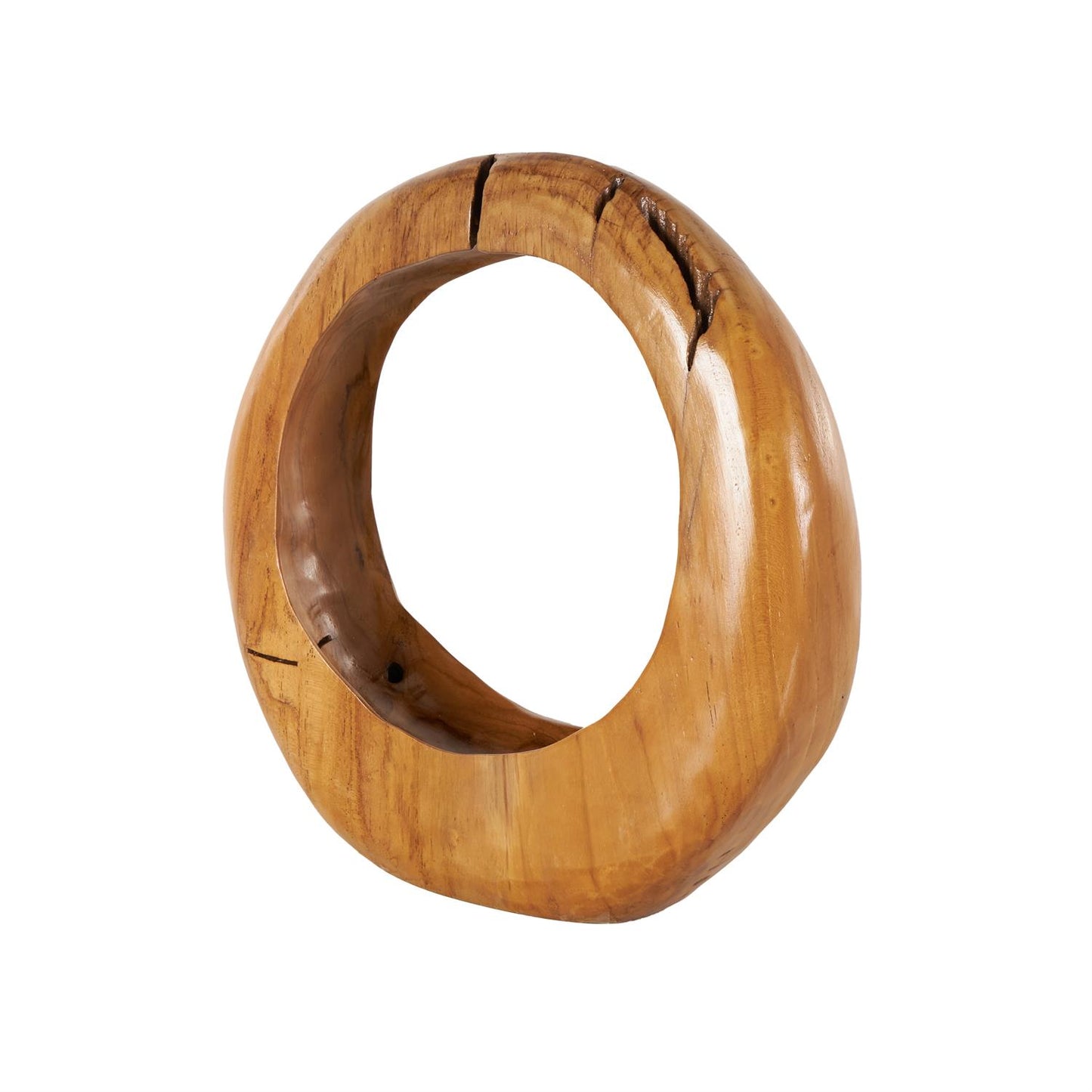 Escultura Circular Teca