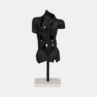 Busto Crackeado Negro