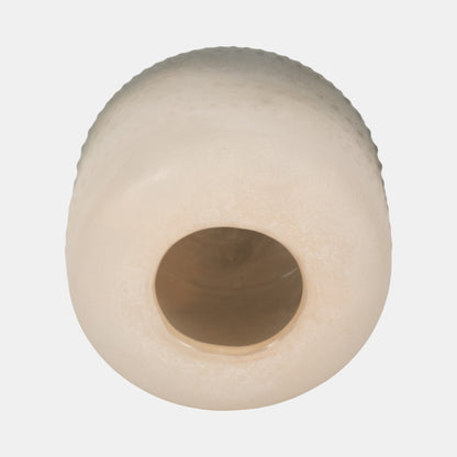 Vasija de Vidrio en Textura 2 Tonos 18CM