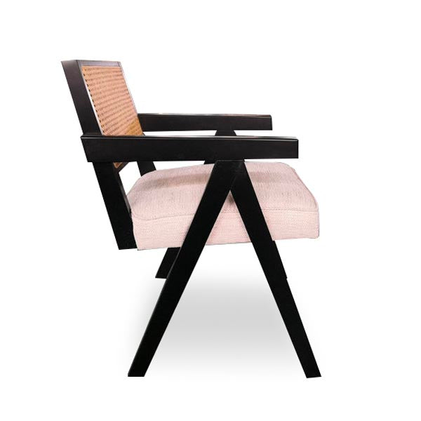 SITIAL LANA NEGRO TELA NATURAL