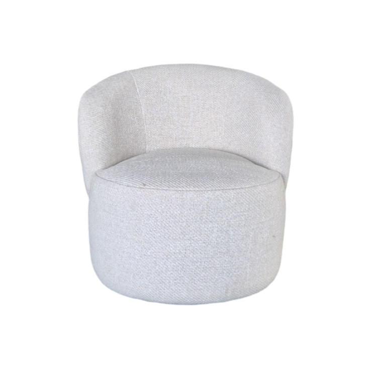 LOUNGECHAIR GIRATORIO NAIROBI NATURA COLOR BLANCO INVIERNO