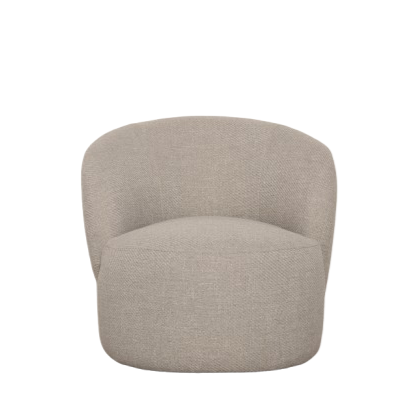 LOUNGECHAIR GIRATORIO NAIROBI NATURA COLOR GRIS