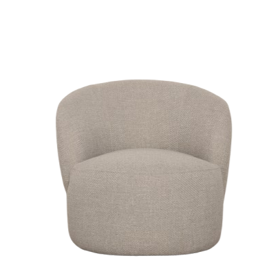 Loungechair Giratorio Nairobi Natura Gris - Time of Interiors 