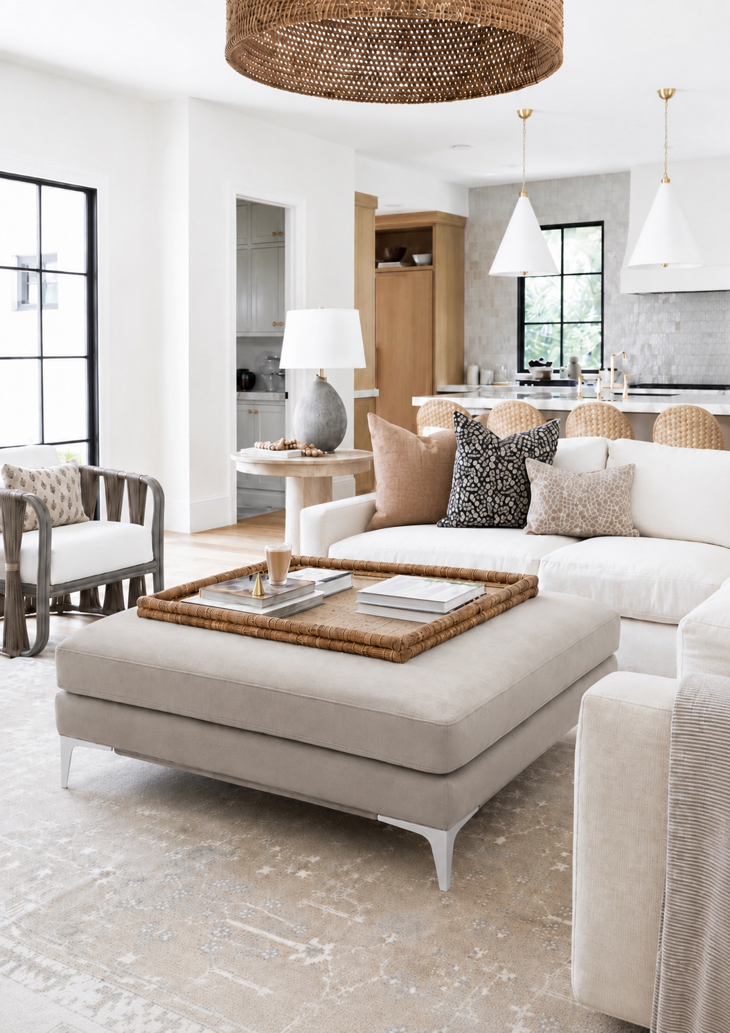 Banqueta Lucia Taupe