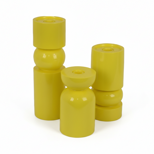 Deco Mesa Decoración Amarillo S/3