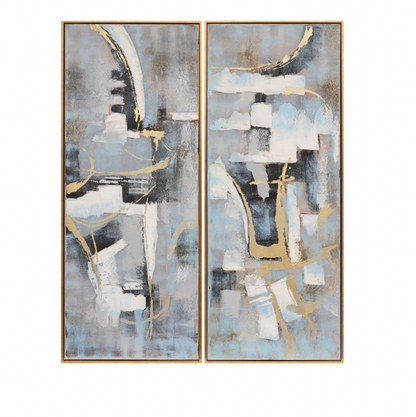 SET CUADROS ABSTRACTOS - Time of Interiors 