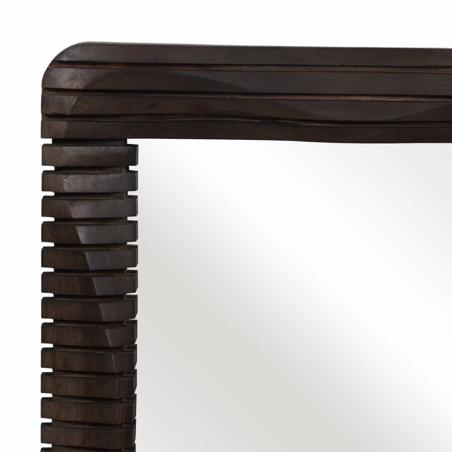 Espejo de madera Kensington café