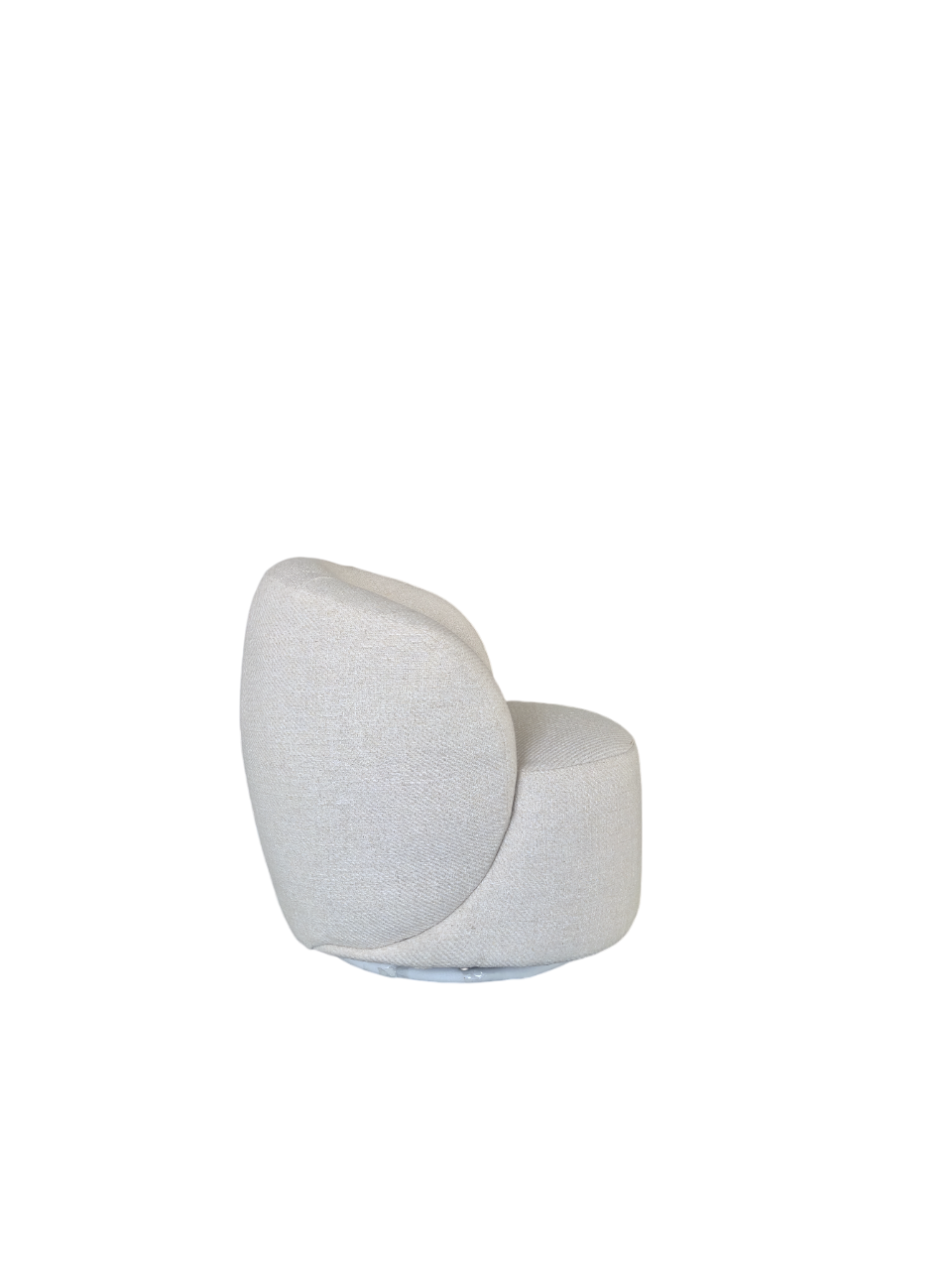 LOUNGECHAIR GIRATORIO NAIROBI NATURA COLOR BLANCO INVIERNO