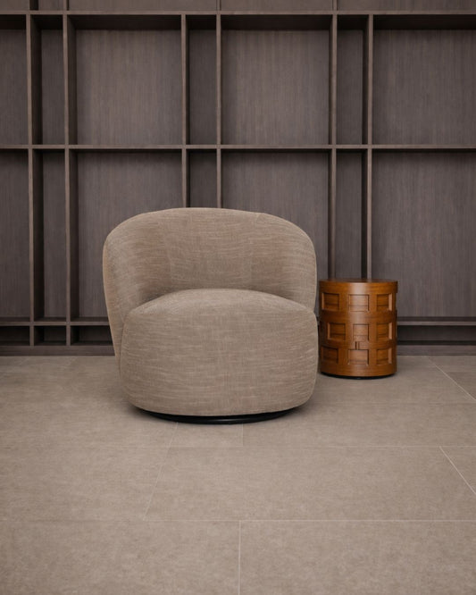 Sitial Giratorio Aura Lino Café