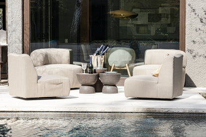 25% OFF LOUNGECHAIR CAVANI TAUPE - Time of Interiors 