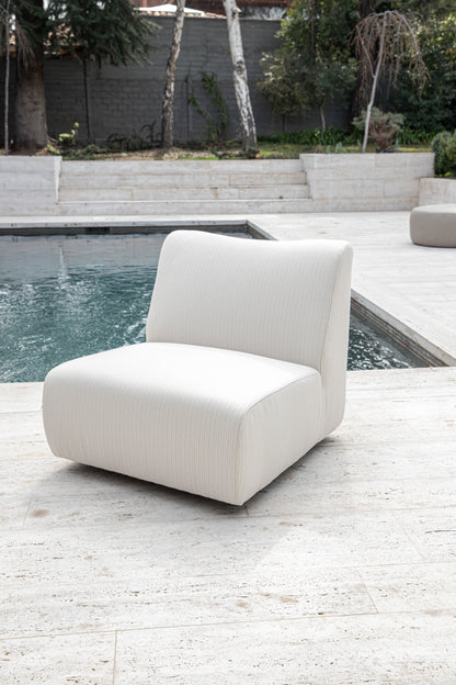 Lounchechair Cavani Natural