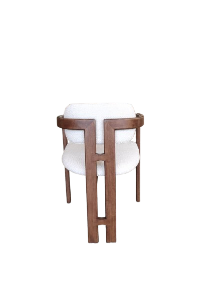 Silla Comedor Lugano Natura Blanco Invierno - Time of Interiors 