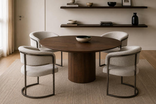 Sillas de Comedor Moira Gris