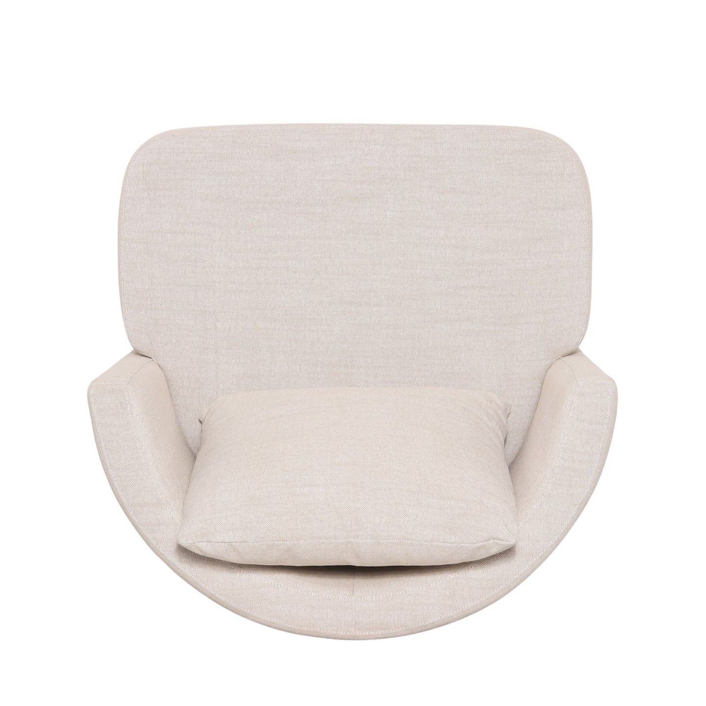 Sitial Giratorio Massimo Lino Beige Crudo