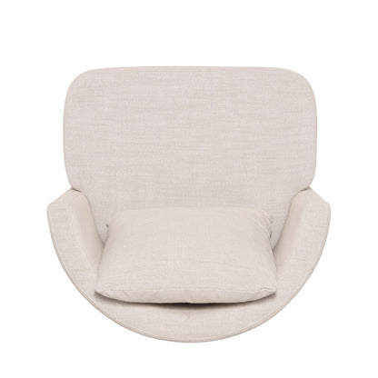 Sitial Giratorio Massimo Lino Beige Crudo