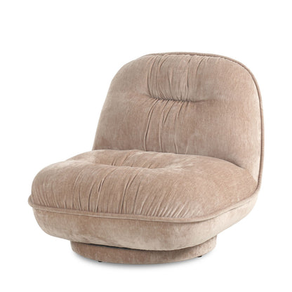 Sitial Giratorio Bold Terciopelo Taupe