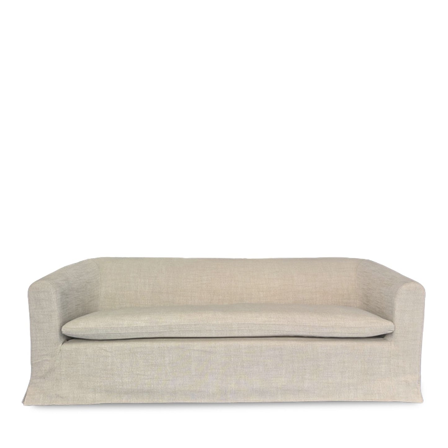 Sofá Clarisa Lino Beige Crudo