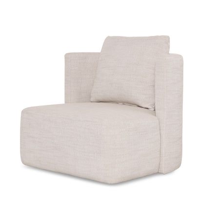 Sitial Giratorio Massimo Lino Beige Crudo