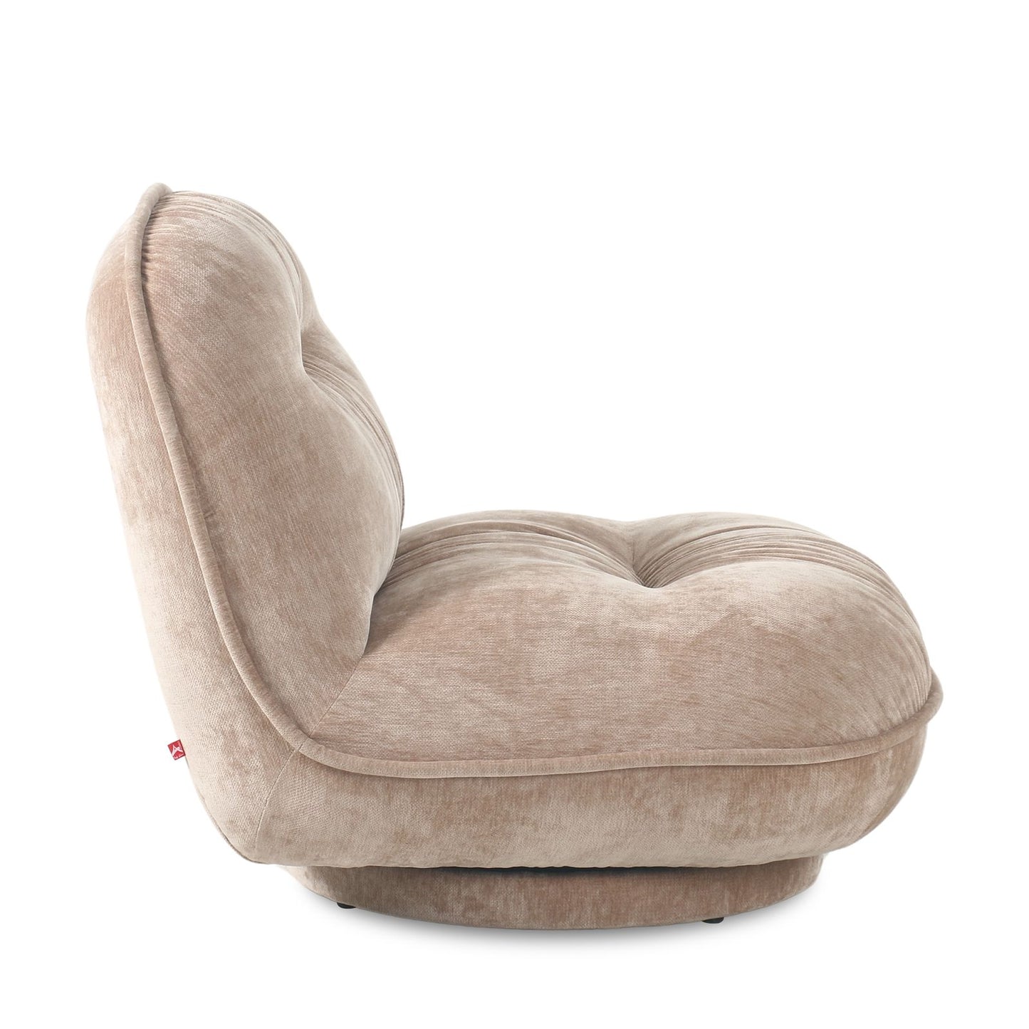 Sitial Giratorio Bold Terciopelo Taupe