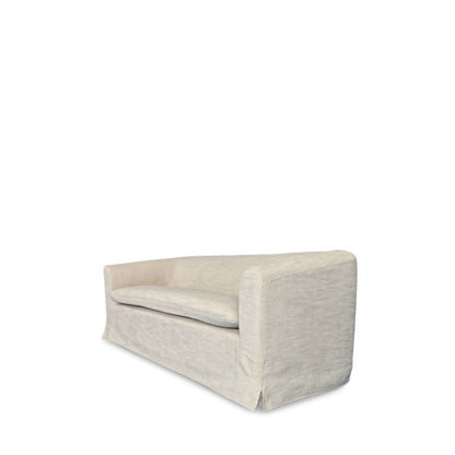 Sofá Clarisa Lino Beige Crudo