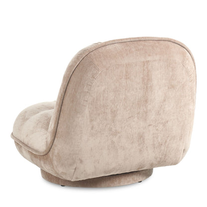 Sitial Giratorio Bold Terciopelo Taupe
