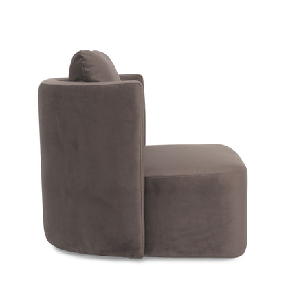 Sitial Giratorio Massimo Velvet Chocolate