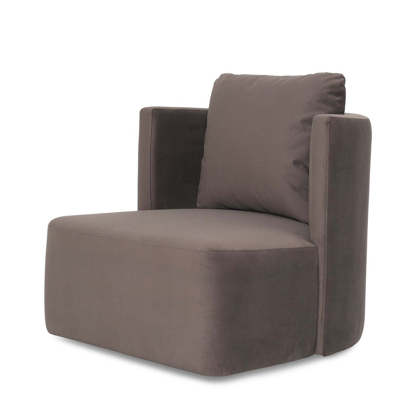 Sitial Giratorio Massimo Velvet Chocolate