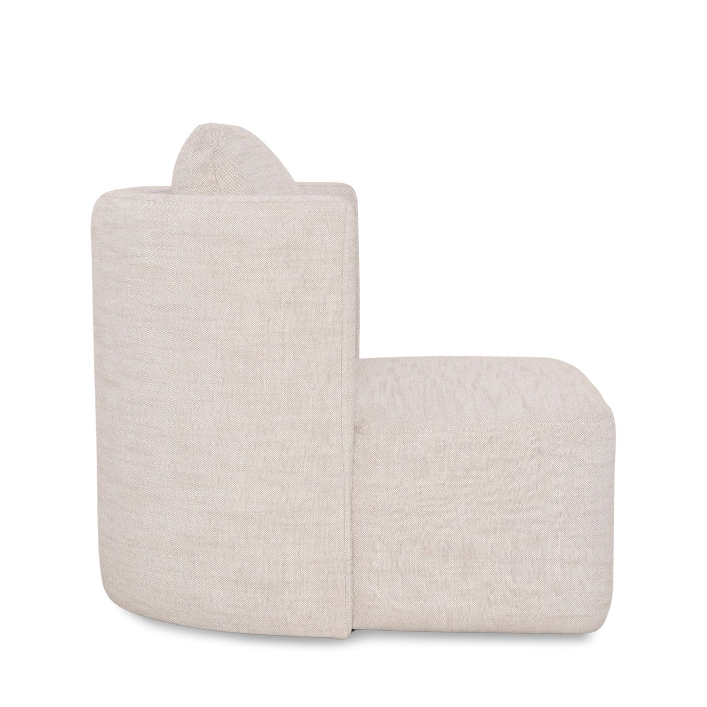 Sitial Giratorio Massimo Lino Beige Crudo