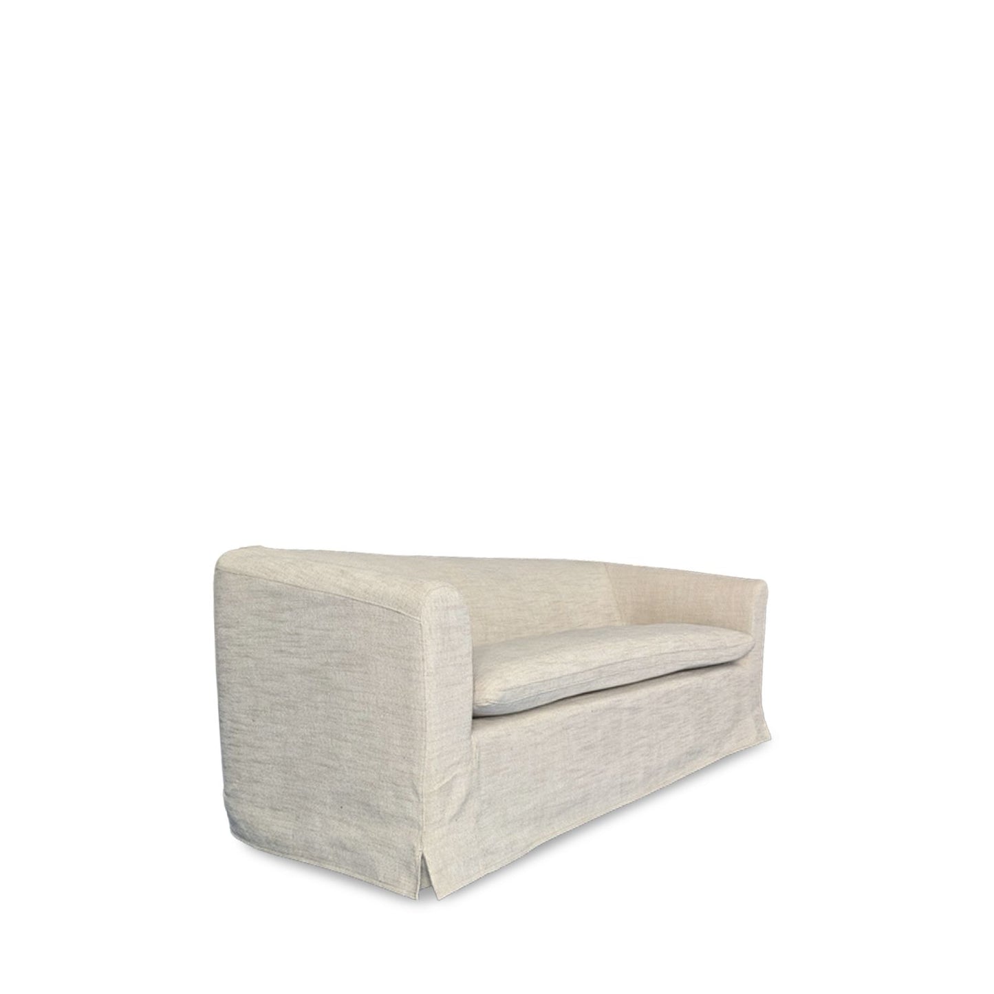 Sofá Clarisa Lino Beige Crudo