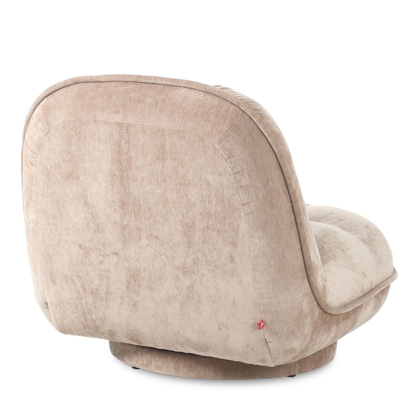 Sitial Giratorio Bold Terciopelo Taupe