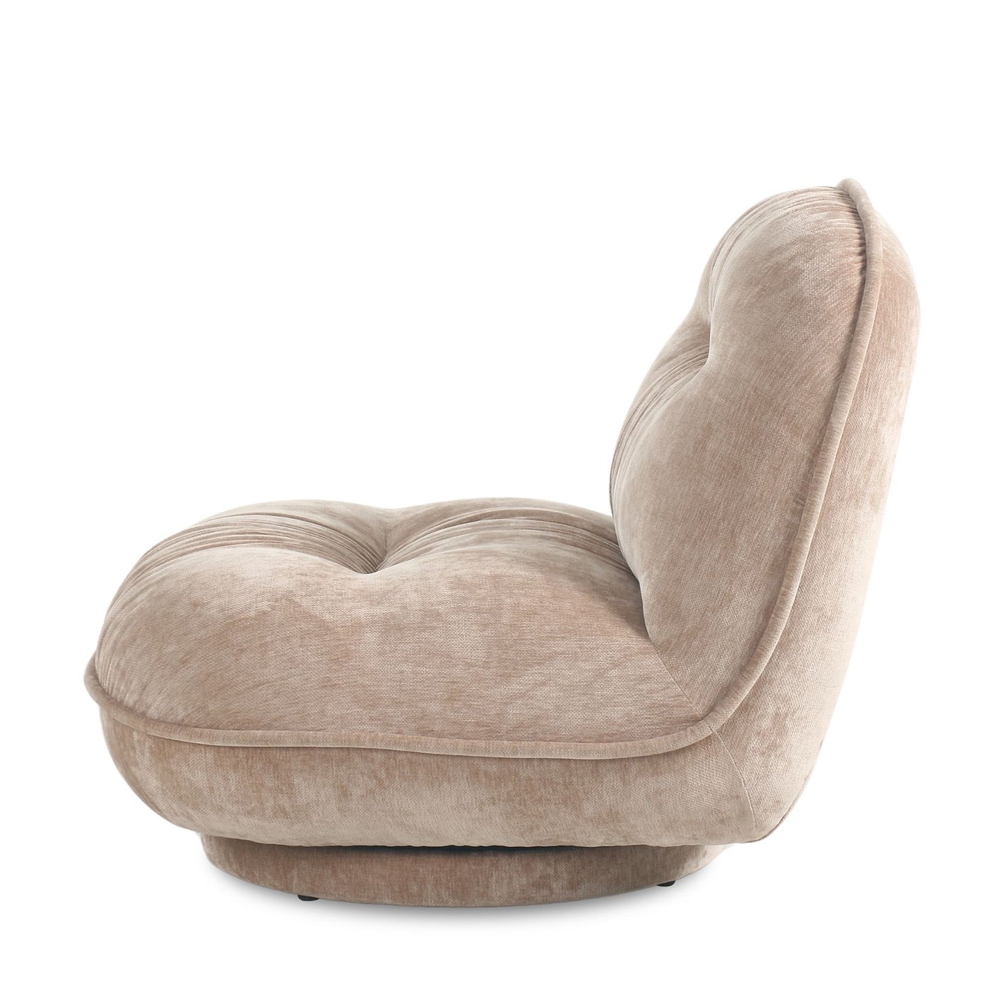 Sitial Giratorio Bold Terciopelo Taupe